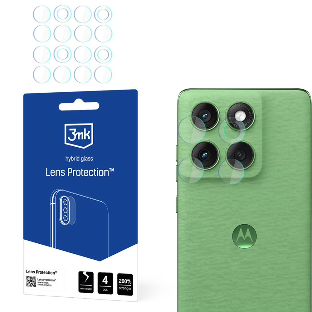Levně 3mk Lens Protection (4 ks) Motorola Edge 60 průhledná