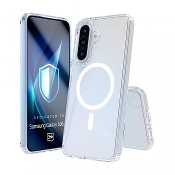 3mk Armor MagCase Samsung Galaxy A36 5G Průhledný