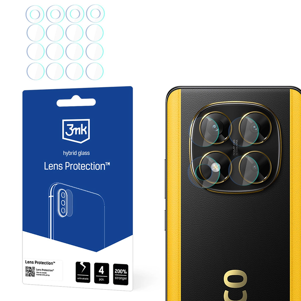 Levně 3mk Lens Protection (4 ks) Xiaomi Poco X7 průhledná
