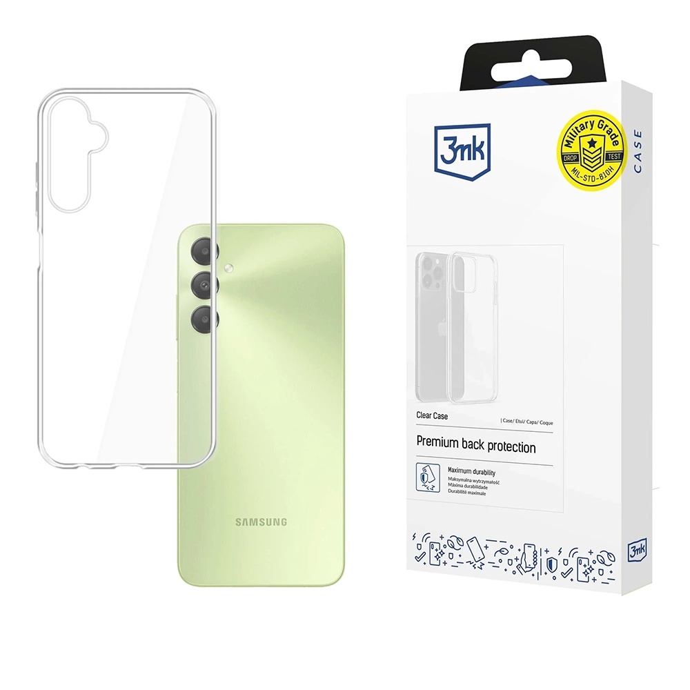 Levně 3mk Clear Case pro Samsung Galaxy A05s Průhledný