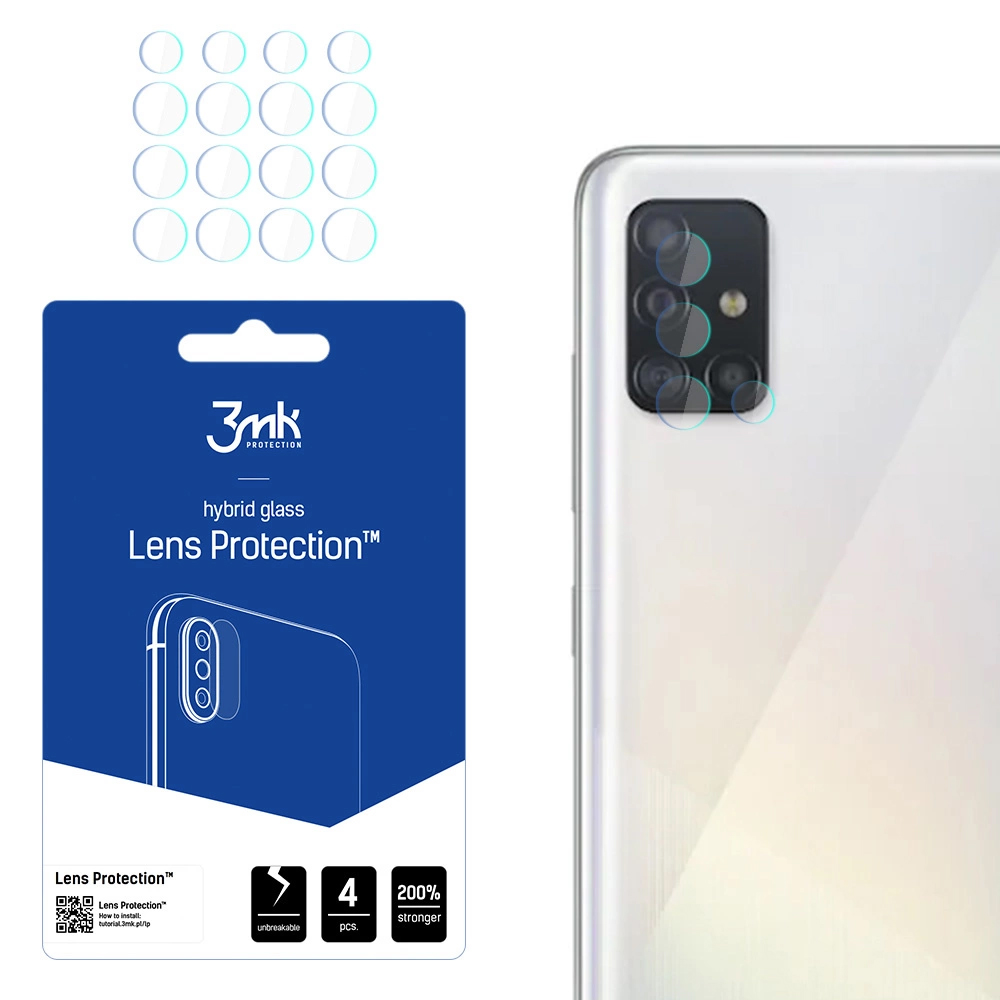 Levně 3mk Lens Protection (4 ks) Samsung Galaxy A52 4G A52 5G A52s 5G čirý