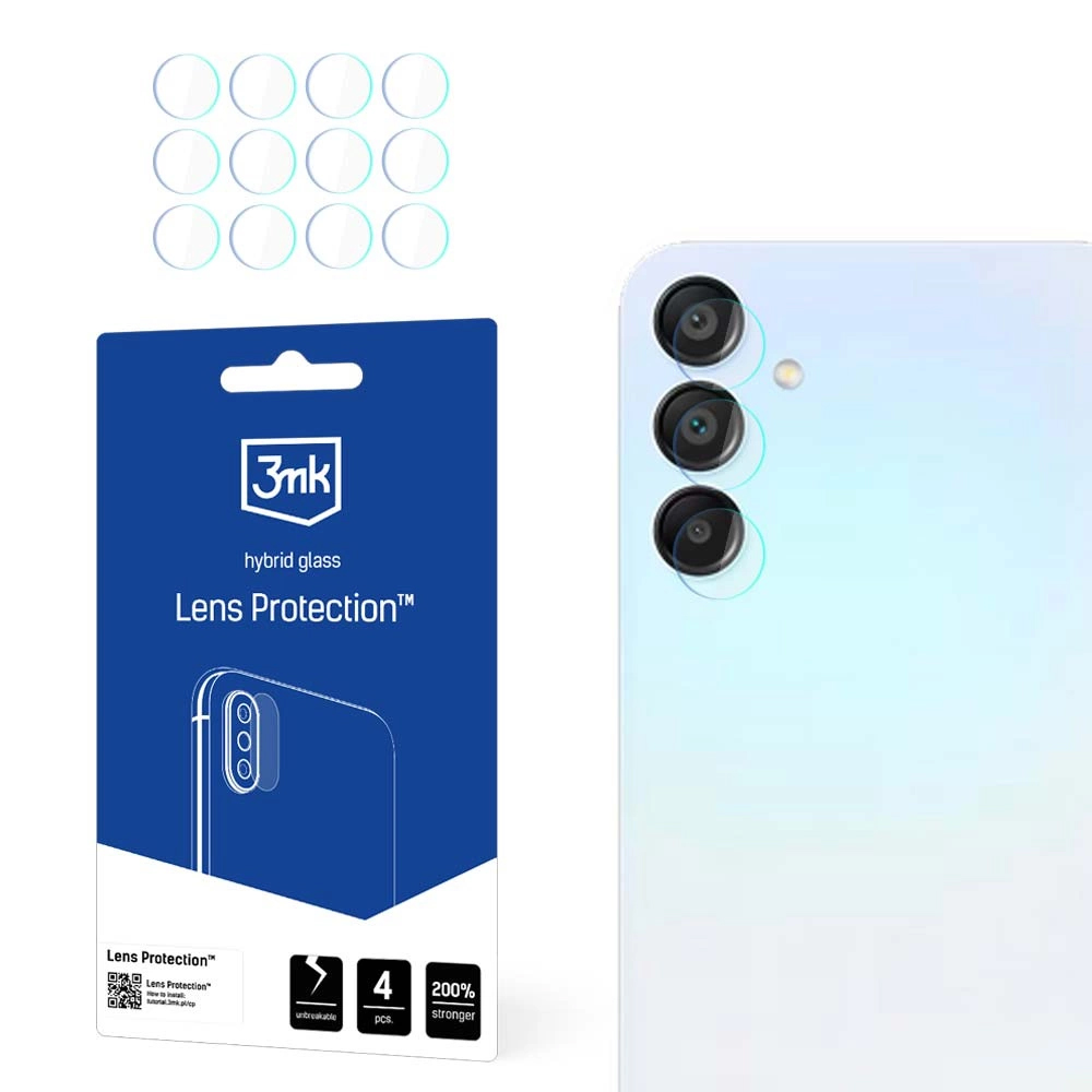 Levně 3mk Lens Protection 4 ks Samsung Galaxy A15 5G průhledný