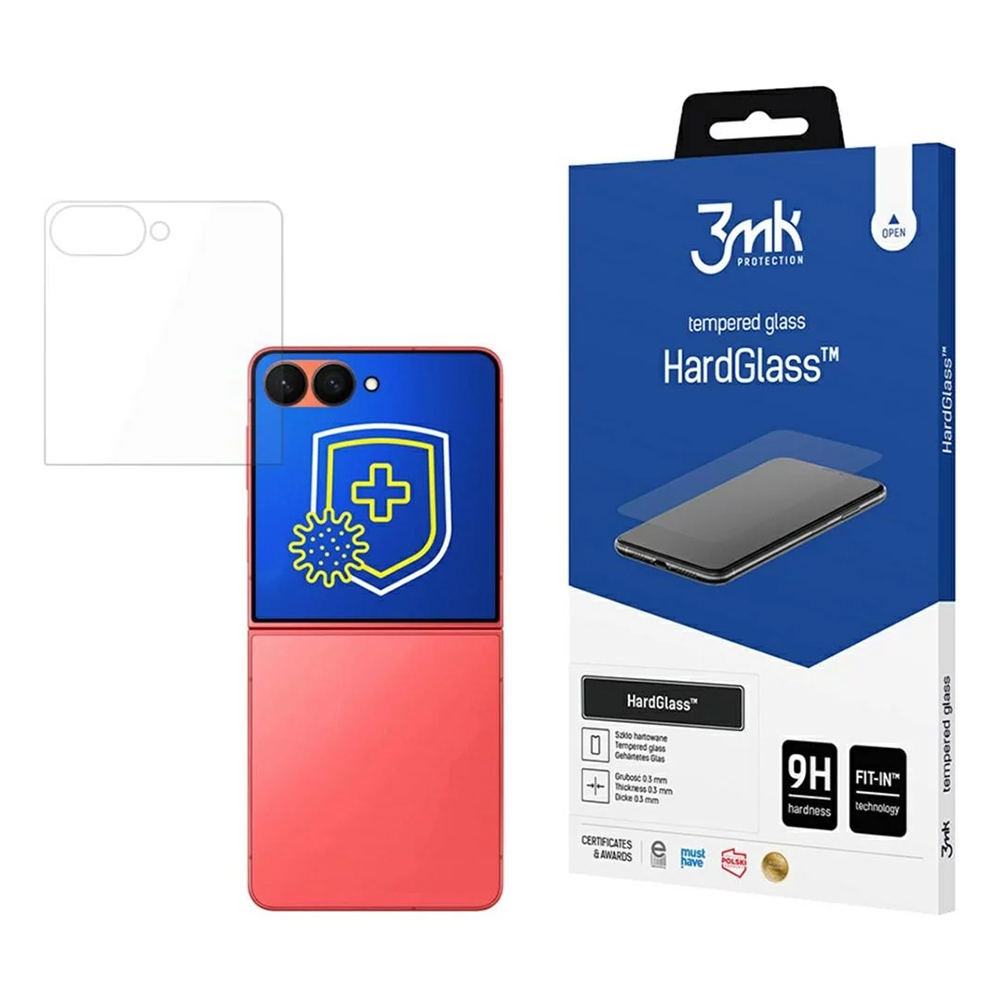 Levně 3mk HardGlass Ochranné sklo Samsung Galaxy Z Flip7 Čiré