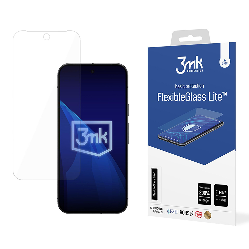3mk FlexibleGlass Lite Google Pixel 9a průhledné sklo
