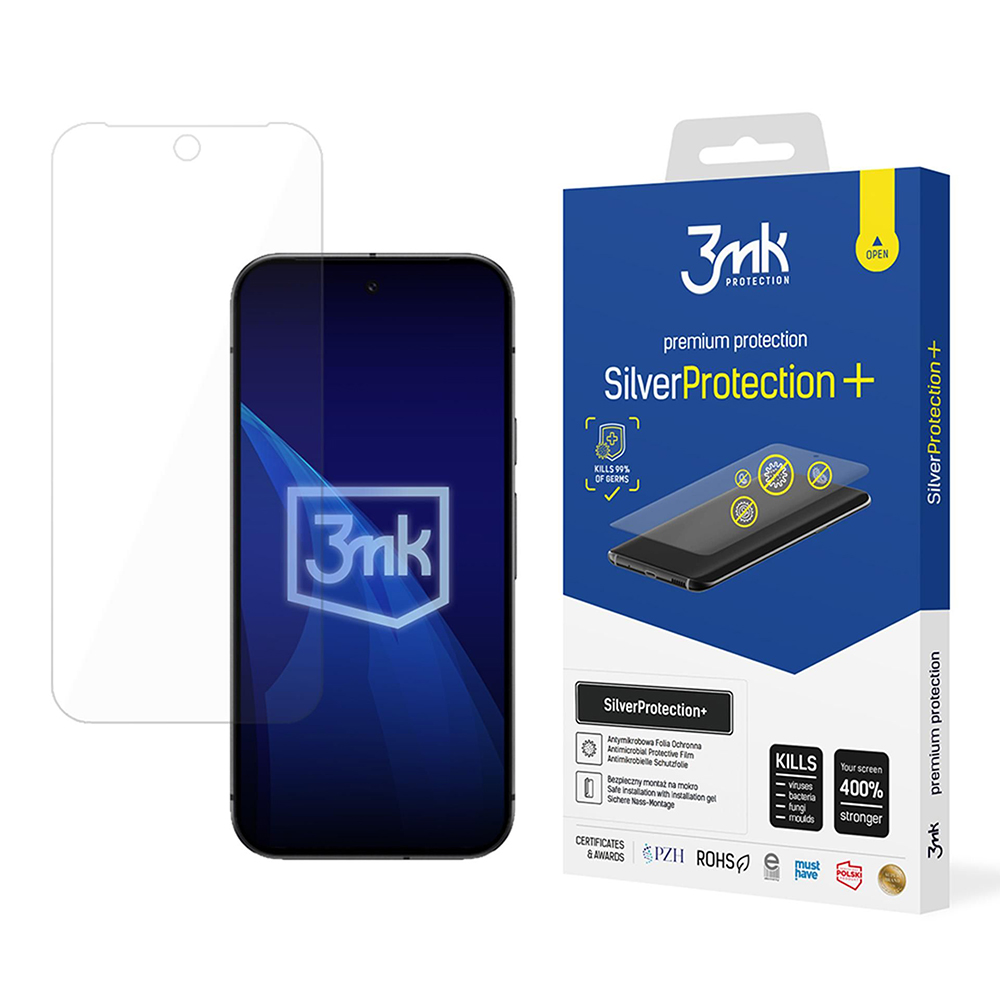 3mk SilverProtection+ fólie Google Pixel 9a čirá