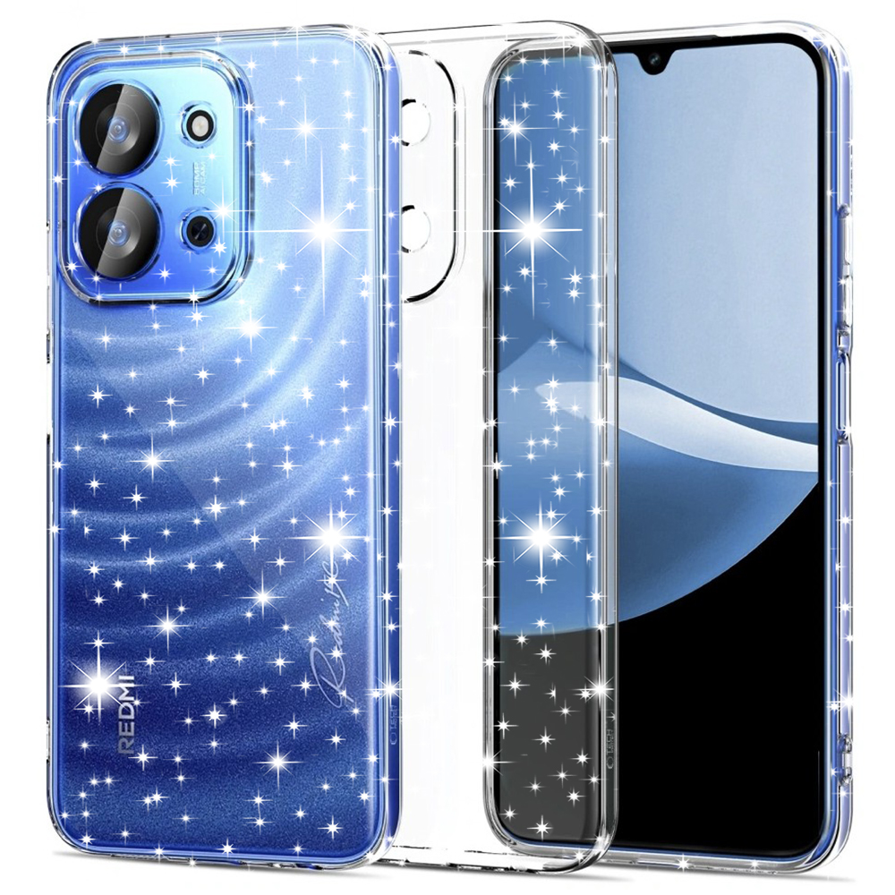 Levně Techsuit SparkleSkin Series Xiaomi Redmi 15C 4G / Redmi 15C 5G průhledný