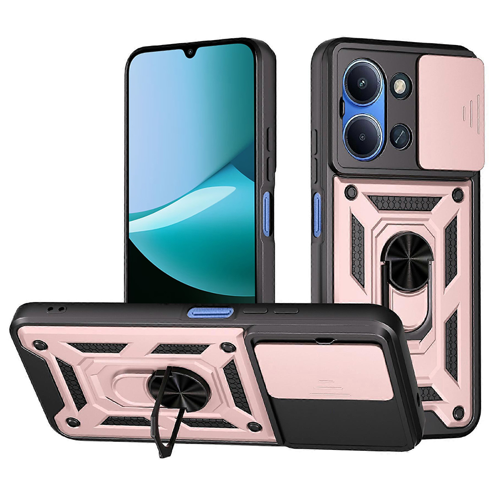Levně Techsuit CamShield Series Xiaomi Redmi 15C 4G / 5G růžově zlatý