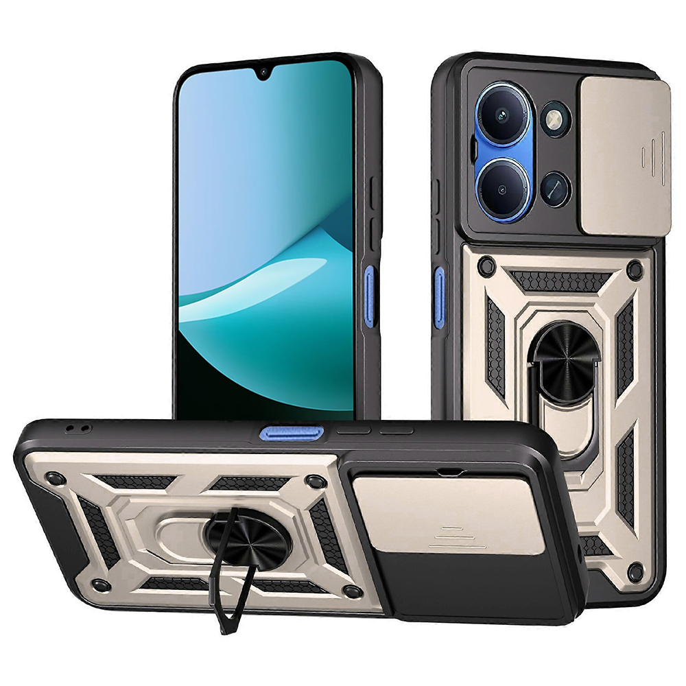 Levně Techsuit CamShield Series pro Xiaomi Redmi 15C 4G / Redmi 15C 5G zlatá