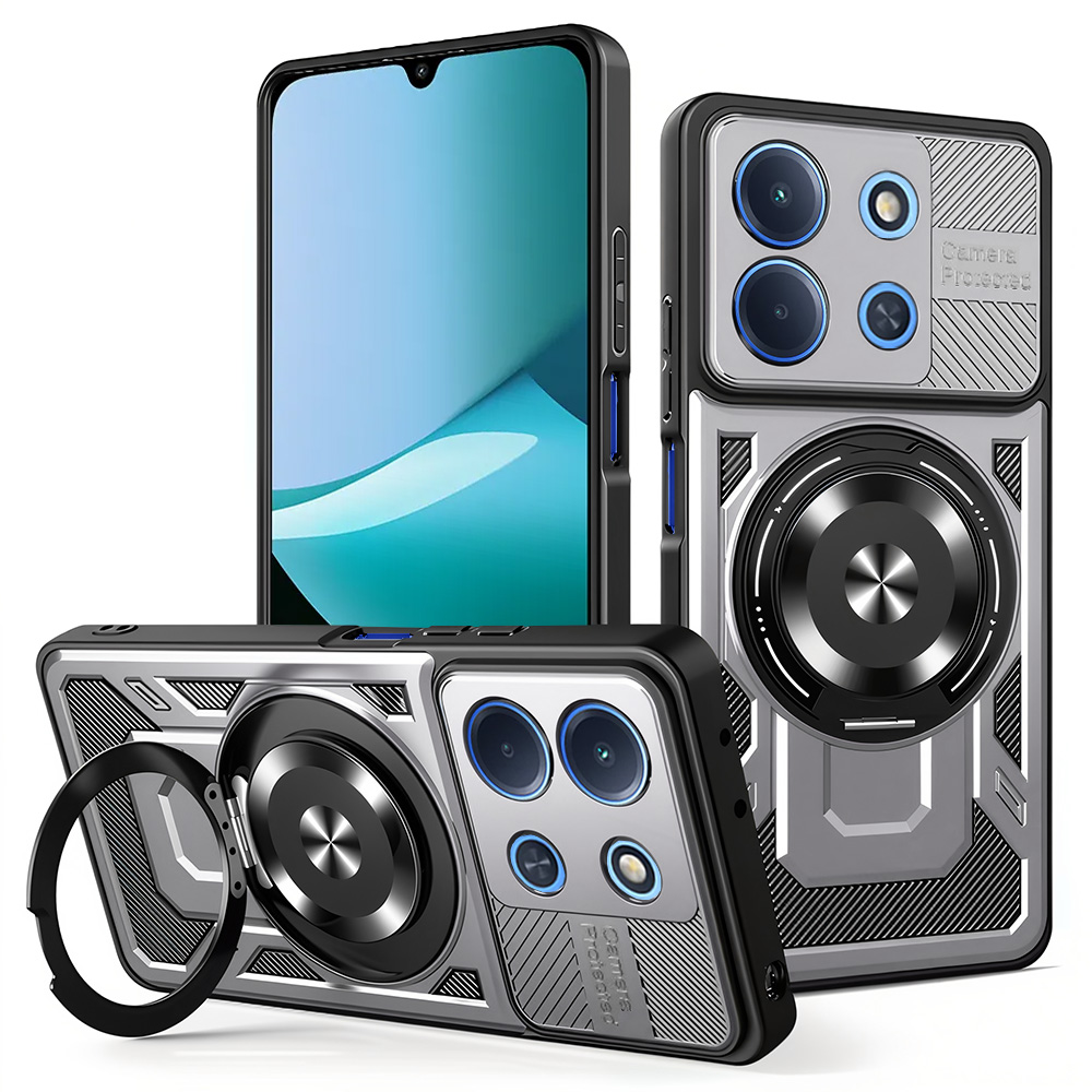 Levně Techsuit RuggedCam pro Xiaomi Redmi 15C 4G / Redmi 15C 5G šedý