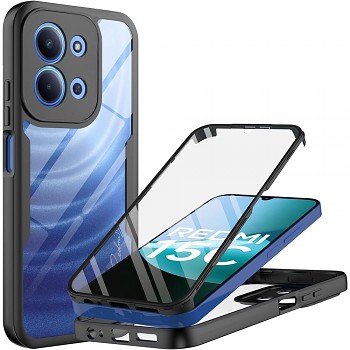 Techsuit ColorVerse 360 Series + Ochranné sklo Xiaomi Redmi 15C 4G/5G Černá