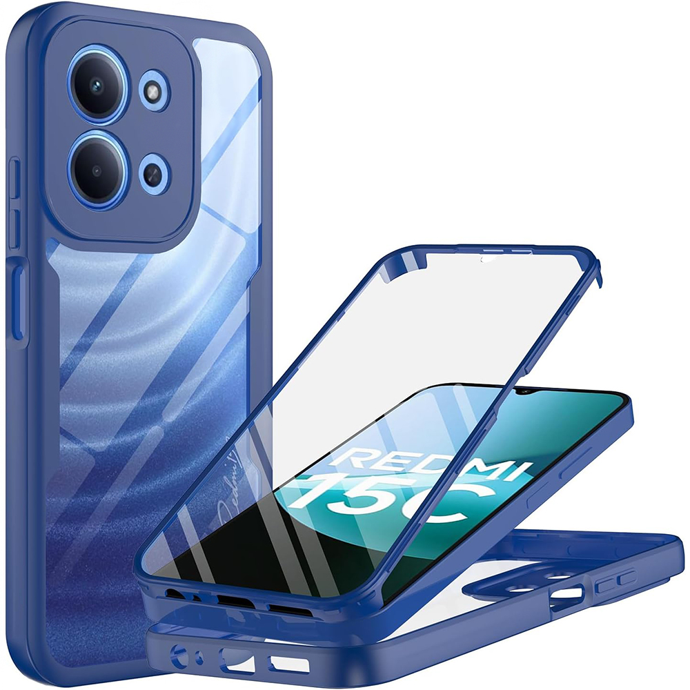 Levně Techsuit ColorVerse 360 Series + Ochranná fólie Xiaomi Redmi 15C 4G / 5G Modrá