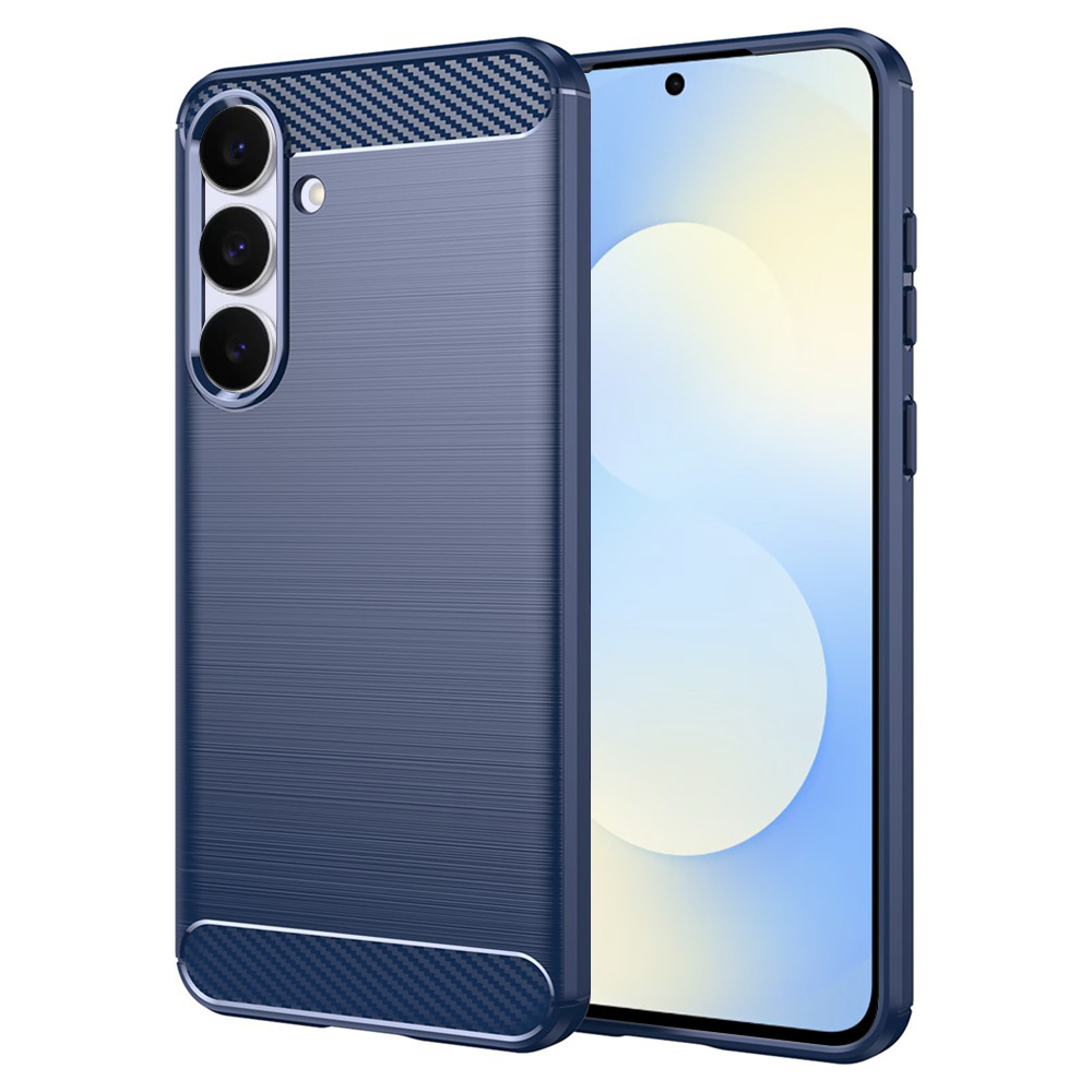 Levně Techsuit Carbon Silicone pro Samsung Galaxy S25 FE modrá