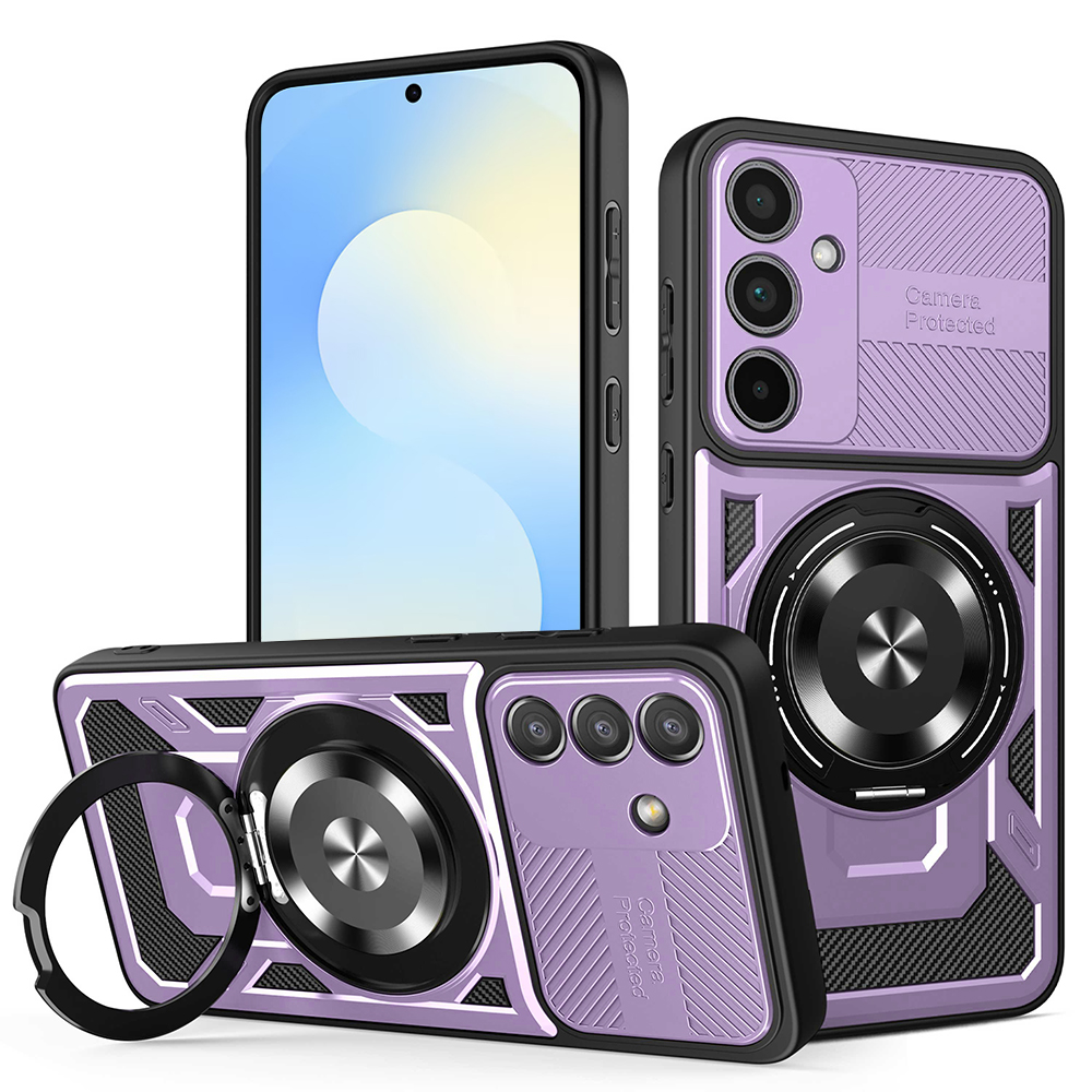 Levně Techsuit RuggedCam pro Samsung Galaxy S25 FE fialová