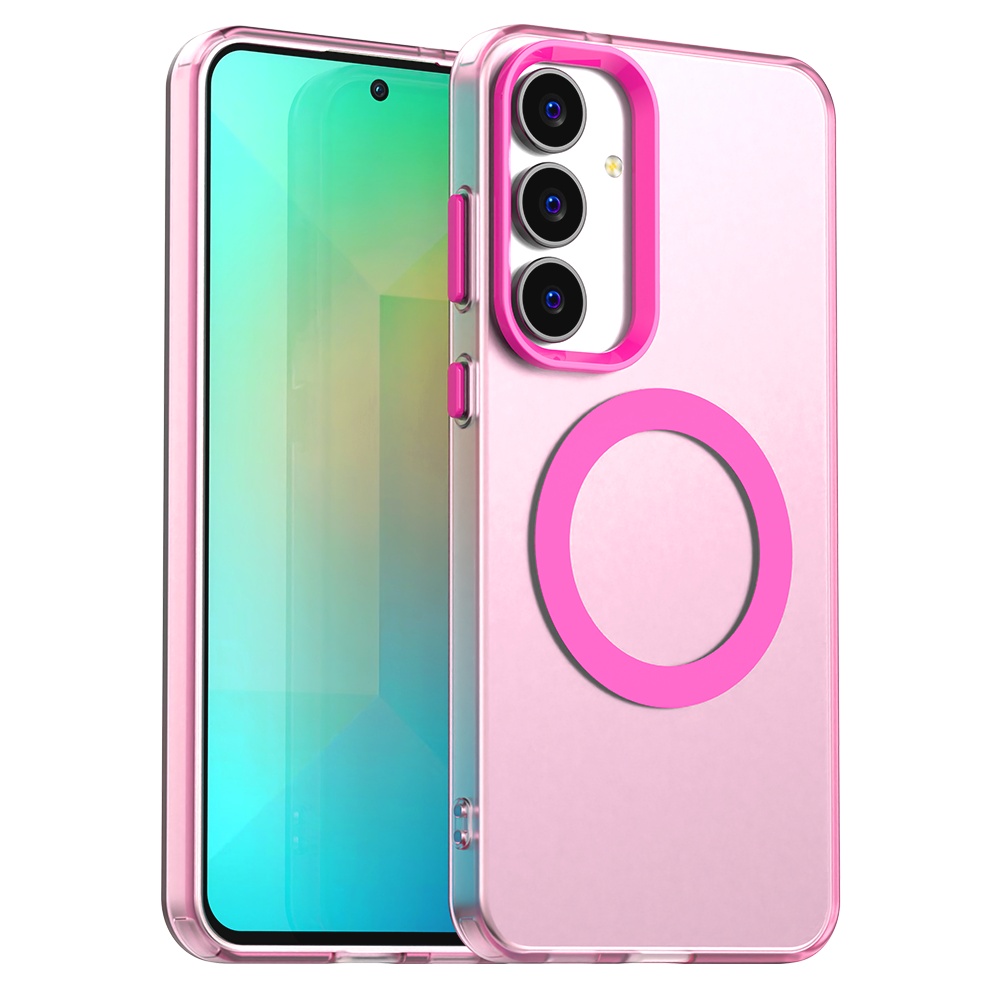 Levně Techsuit CandyCase MagSafe pro Samsung Galaxy S25 FE růžová