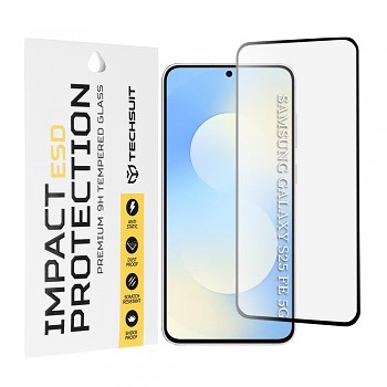Ochranné sklo Techsuit ESD pro Samsung Galaxy S25 FE černé