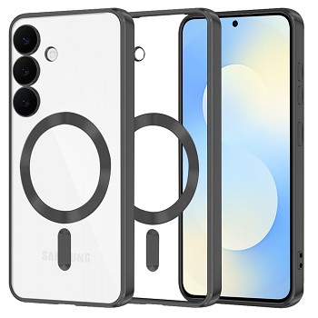 Techsuit Luxury Crystal MagSafe pro Samsung Galaxy S25 FE černá