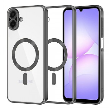 Techsuit Luxury Crystal MagSafe pro Samsung Galaxy A07 4G černý