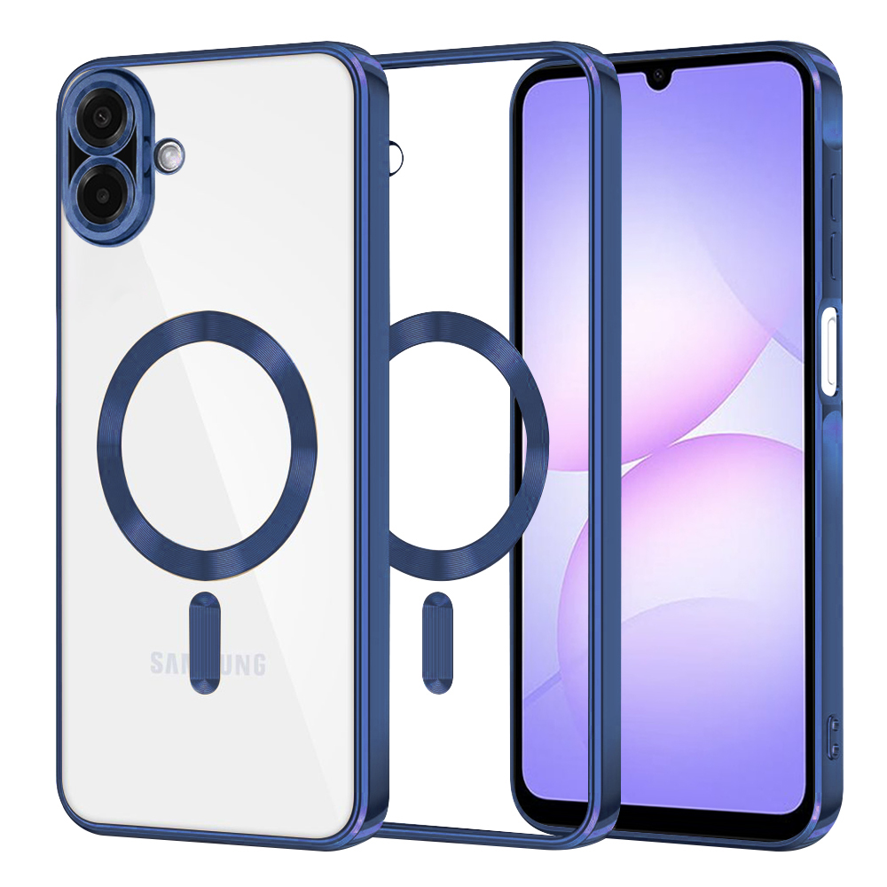 Levně Techsuit Luxury Crystal MagSafe pro Samsung Galaxy A07 4G v tmavě modré