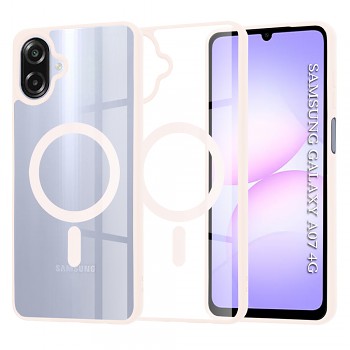 Techsuit MagSafe Pro pro Samsung Galaxy A07 4G v barvě nude pink