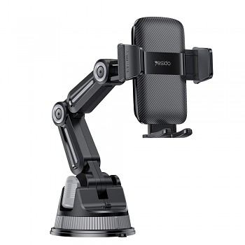 Yesido Car Holder C275 na palubní desku 1260stupňové nastavení 4.7-7.2" telefon černý