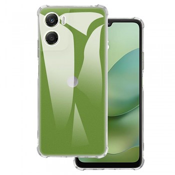 Techsuit Shockproof průhledný silikonový obal Motorola Moto G06 průhledný