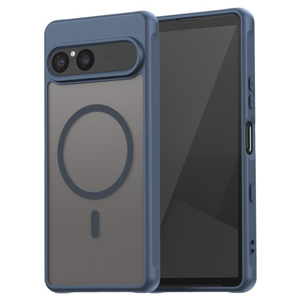 Levně Techsuit HaloFrost II MagSafe pro Sony Xperia 10 VII námořnická modrá