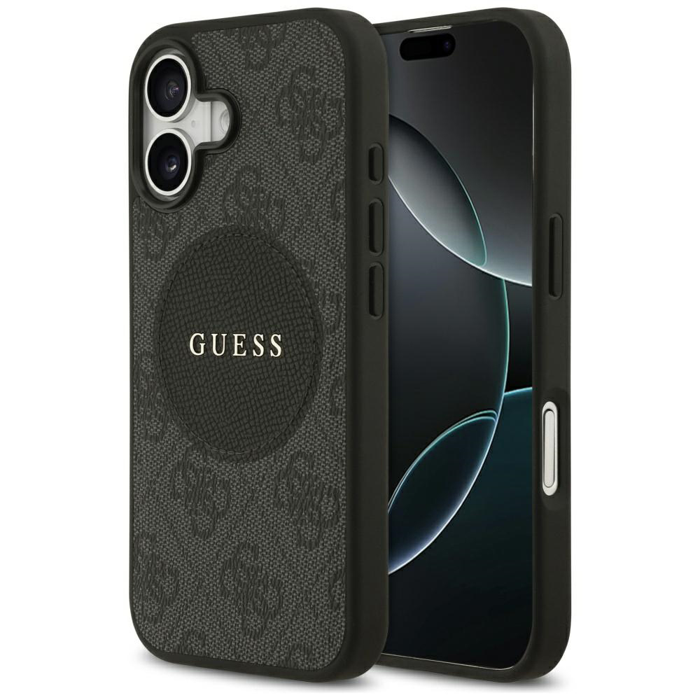 Levně Guess 4G Circle Classic Logo MagSafe GUHMP17SP4PGRSGK iPhone 17 černá