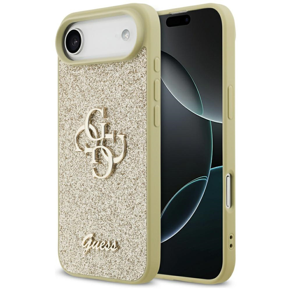 Levně Guess Fixed Glitter Big 4G pouzdro iPhone 17 Air zlatá
