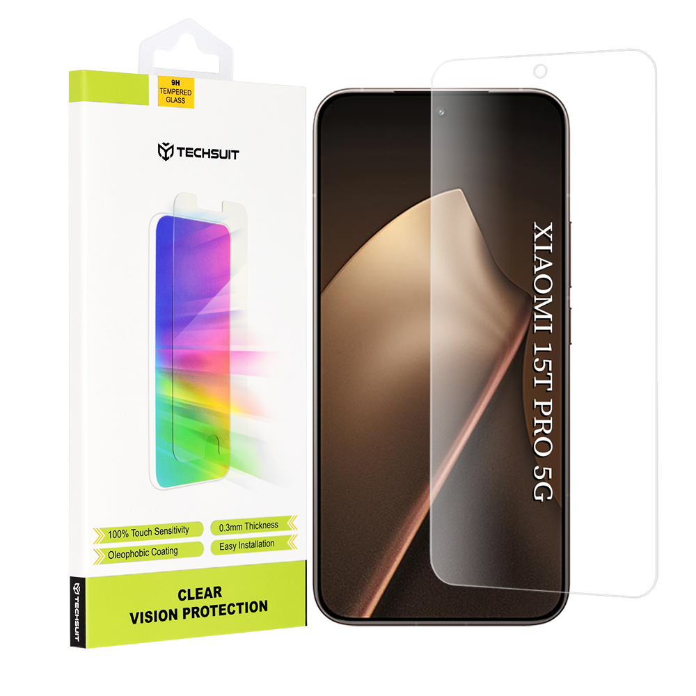 Levně Techsuit Clear Vision Glass Xiaomi 15T Pro průhledný