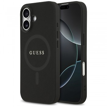 Guess Saffiano Classic Logo MagSafe GUHMP17SPSAHMCK iPhone 17 černá