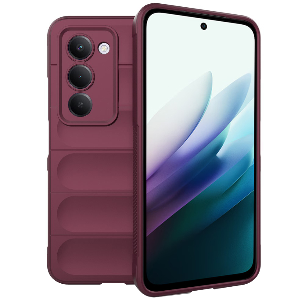 Levně Techsuit Magic Shield pro Xiaomi Redmi 15 4G Redmi 15 5G v bordó
