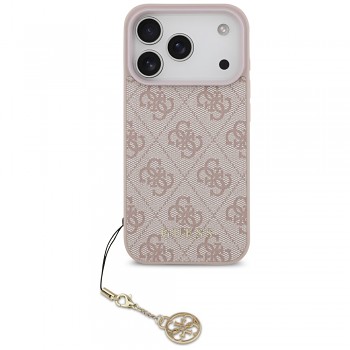 Guess Hardcase 4G Charm Cradle MagSafe iPhone 17 Pro Max růžová
