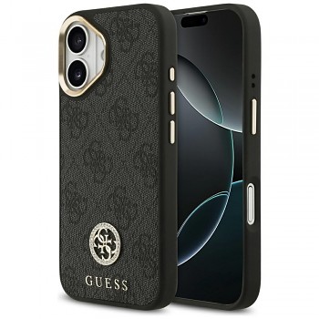 Guess Hardcase 4G Strass Logo MagSafe iPhone 17 černá