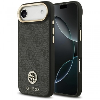 Guess Hardcase 4G Strass Logo MagSafe iPhone 17 Air černý