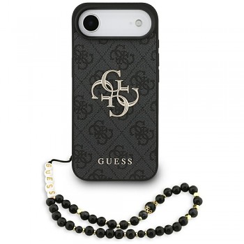 Guess Hardcase 4G Classic Logo s popruhem iPhone 17 Air černá