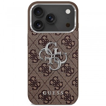 Guess Hardcase Big 4G Classic Logo iPhone 17 hnědý