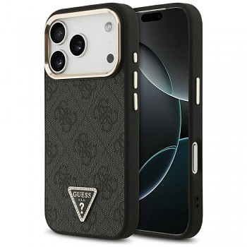 Guess Hardcase 4G Triangle Logo MagSafe iPhone 17 Pro Max černý