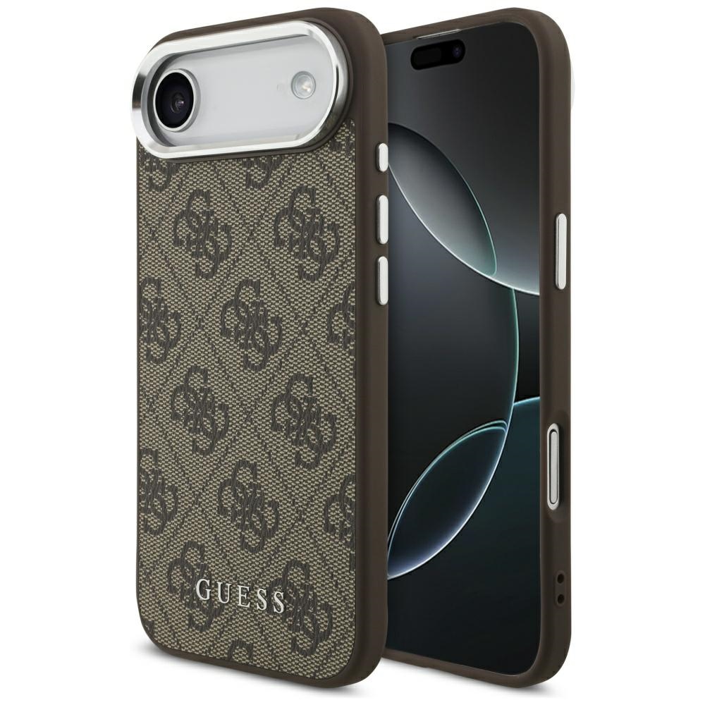 Levně Guess Hardcase 4G Classic Logo MagSafe iPhone 17 Air Hnědý
