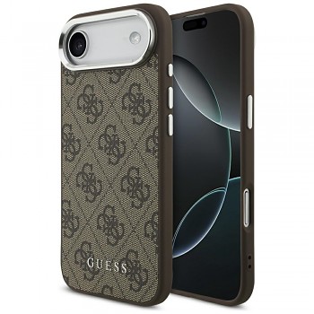 Guess Hardcase 4G Classic Logo MagSafe iPhone 17 Air Hnědý