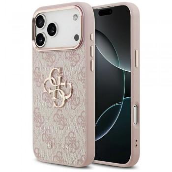 Guess Hardcase Big 4G Classic Logo iPhone 17 Pro Max růžová