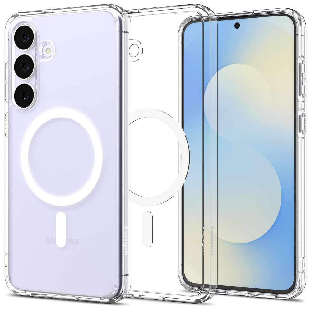 Levně Spigen Ultra Hybrid MagSafe Samsung Galaxy S25 FE čirý bílý