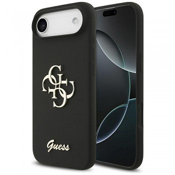Guess Silicone Big 4G Script GUHCP17MSC4GSMK iPhone 17 Air černá