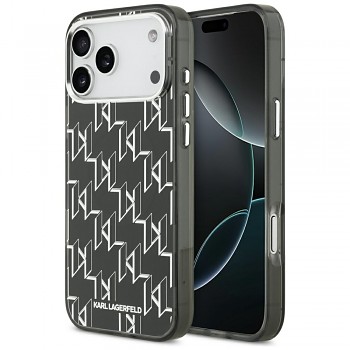 Karl Lagerfeld IML MagSafe KL Monogram iPhone 17 Pro Max černý