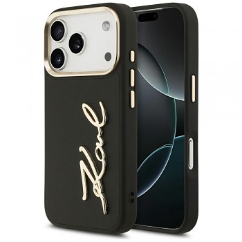 Karl Lagerfeld Hardcase Script Logo iPhone 17 Pro černý