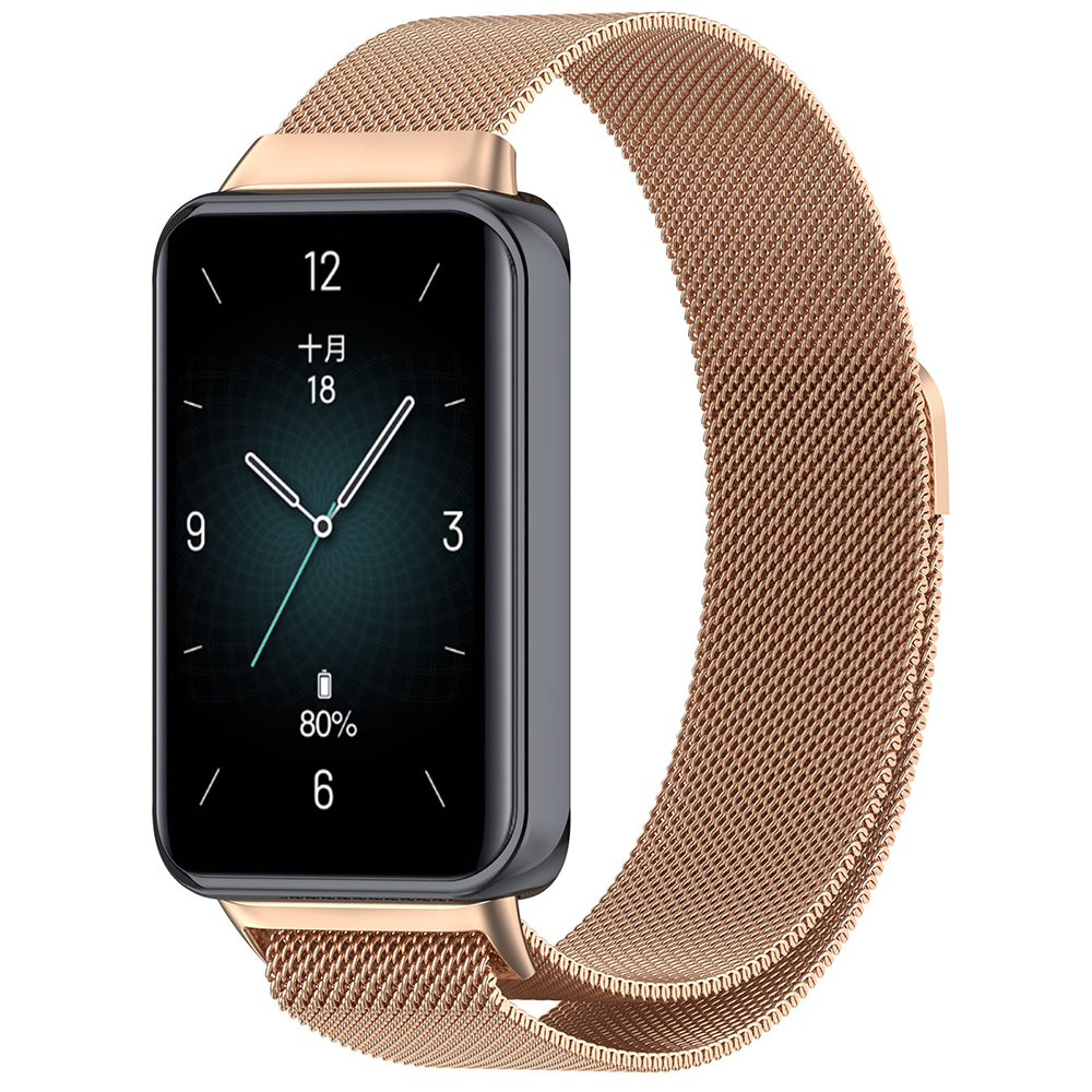Levně Řemínek Techsuit Honor Band 9 růžově zlatý