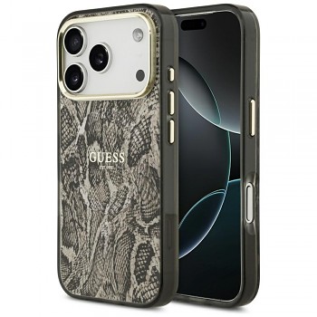 Guess Python Pattern MagSafe GUHMP17XHIMPYGW iPhone 17 Pro Max hnědý