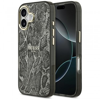 Guess Python Pattern MagSafe GUHMP17SHIMPYGK iPhone 17 černá