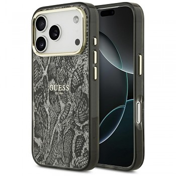 Guess Python Pattern MagSafe GUHMP17LHIMPYGK iPhone 17 Pro černý