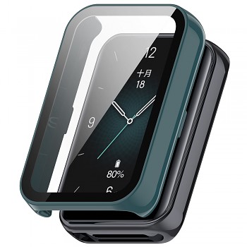 Techsuit Defense360 Pro Ochranné sklo Honor Band 10 Band 9 Tmavý tyrkys