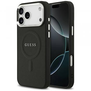 Guess Hardcase Classic Logo MagSafe iPhone 17 Pro Max černý